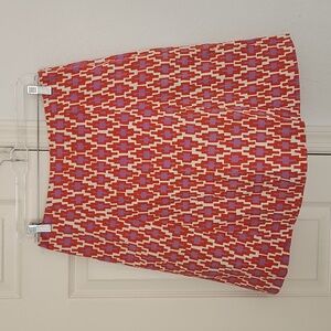 Lesley Evers Colorful Pink Mini Skirt XS (Waist 30)